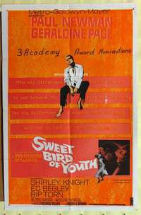 d762 SWEET BIRD OF YOUTH one-sheet movie poster '62 Paul Newman, Page