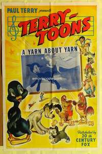 d799 YARN ABOUT YARN 1sh '40 Terry Toons!