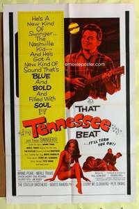 d802 THAT TENNESSEE BEAT one-sheet movie poster '66 country music!