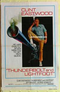 d824 THUNDERBOLT & LIGHTFOOT style C one-sheet movie poster '74 Eastwood