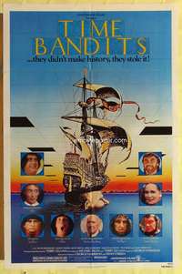 d830 TIME BANDITS one-sheet movie poster '81 John Cleese, Sean Connery