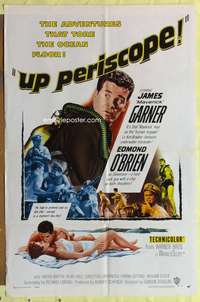 d902 UP PERISCOPE one-sheet movie poster '59 James Garner, Edmond O'Brien