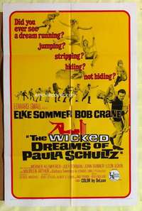 d966 WICKED DREAMS OF PAULA SCHULTZ one-sheet movie poster '67 Elke Sommer