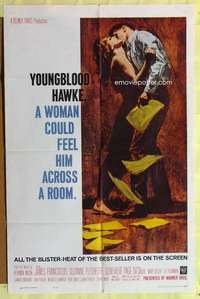 d993 YOUNGBLOOD HAWKE one-sheet movie poster '64 Franciscus, Pleshette