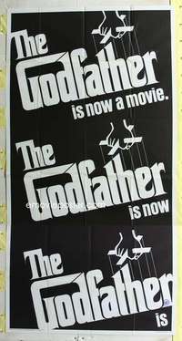 e305 GODFATHER int'l three-sheet movie poster '72 Francis Ford Coppola classic!