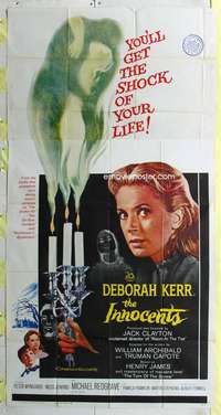 e360 INNOCENTS three-sheet movie poster '62 Deborah Kerr, Michael Redgrave