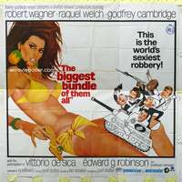 e033 BIGGEST BUNDLE OF THEM ALL six-sheet movie poster '68 Raquel Welch
