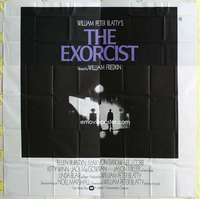 e051 EXORCIST int'l six-sheet movie poster '74 William Friedkin, Von Sydow