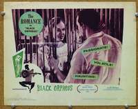 f324 BLACK ORPHEUS movie lobby card #1 '60 Marcel Camus, Orfeu Negro