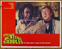 f328 BLAZING SADDLES movie lobby card #3 '74 Wilder, Cleavon Little