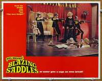 f329 BLAZING SADDLES movie lobby card #7 '74 Madeline Kahn on stage!