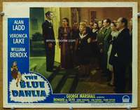 f333 BLUE DAHLIA movie lobby card '46 Alan Ladd, Veronica Lake