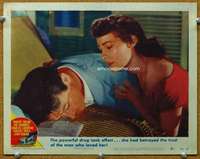 f339 BRIBE movie lobby card #3 '49 Robert Taylor, Ava Gardner