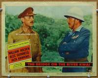 f340 BRIDGE ON THE RIVER KWAI movie lobby card #2 '58 Sessue Hayakawa