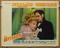 f343 BUCCANEER movie lobby card '38 Cecil B. DeMille, Fredric March