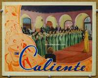 f582 IN CALIENTE movie lobby card '35 Dolores del Rio & sexy ladies!