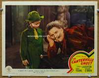 f353 CANTERVILLE GHOST movie lobby card #3 '44 Laughton, O'Brien