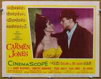f356 CARMEN JONES movie lobby card #7 '54 Harry Belafonte, Dandridge