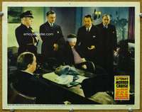 f365 CHARLIE CHAN'S MURDER CRUISE movie lobby card '40 Sidney Toler