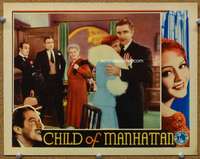 f368 CHILD OF MANHATTAN movie lobby card '33 Nancy Carroll, Buck Jones