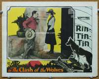 f376 CLASH OF THE WOLVES movie lobby card '25 Rin Tin Tin, Farrell