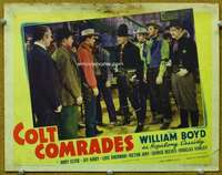 f384 COLT COMRADES movie lobby card '43 Boyd as Hopalong Cassidy!