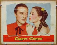 f395 COPPER CANYON movie lobby card #2 '50 Hedy Lamarr, Ray Milland