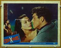 f402 CRISS CROSS movie lobby card #2 '48 Burt Lancaster close up!