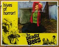 f413 DEADLY BEES movie lobby card #7 '67 hives of horror, fatal stings!