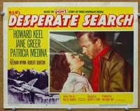f418 DESPERATE SEARCH movie lobby card #3 '52 Pat Medina, Howard Keel