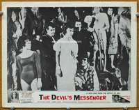 f424 DEVIL'S MESSENGER movie lobby card '61 from the depths of Hell!