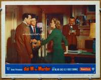 f098 DIAL M FOR MURDER movie lobby card #5 '54 Grace Kelly, Hitchcock