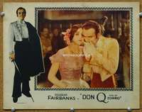 f082 DON Q SON OF ZORRO movie lobby card '25 Douglas Fairbanks, Astor