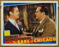 f443 EARL OF CHICAGO movie lobby card '40 Robert Montgomery, Arnold