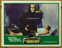 f446 EMBALMER movie lobby card '66 he prepares to torture her!