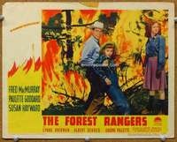 f471 FOREST RANGERS movie lobby card '42 MacMurray, Goddard, Hayward