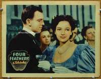 f474 FOUR FEATHERS other co movie lobby card '39 Zoltan Korda epic!