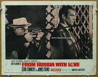 f484 FROM RUSSIA WITH LOVE movie lobby card #6 '64 Connery w/rifle!