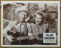 f495 GAY RANCHERO movie lobby card R52 Roy Rogers was NOT gay!