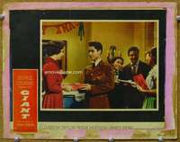 f499 GIANT movie lobby card #5 '56 Elizabeth Taylor, Sal Mineo