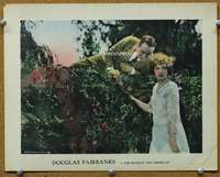 f070 HIS MAJESTY THE AMERICAN #2 movie lobby card '19 Fairbanks w/girl!