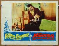 f555 HORROR CHAMBER OF DR FAUSTUS/MANSTER movie lobby card #5 '62
