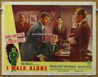f576 I WALK ALONE movie lobby card #7 '48 Burt Lancaster, Kirk Douglas