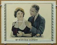 f577 IF WINTER COMES #2 movie lobby card '23 Percy Marmont comforts girl
