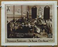 f075 IN AGAIN OUT AGAIN #3 movie lobby card '19 he wrecked the room!
