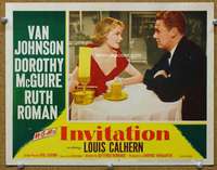 f594 INVITATION movie lobby card #5 '52 Van Johnson, Dorothy McGuire