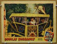 f084 IRON MASK movie lobby card '29 Douglas Fairbanks, Sr.