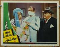 f599 IT AIN'T HAY movie lobby card '43 Abbott & Costello, Pallette