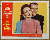 f609 JOKER IS WILD movie lobby card #6 '57 Frank Sinatra, Jeanne Crain