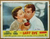 f635 LADY EVE signed movie lobby card R49 Henry Fonda, Preston Sturges